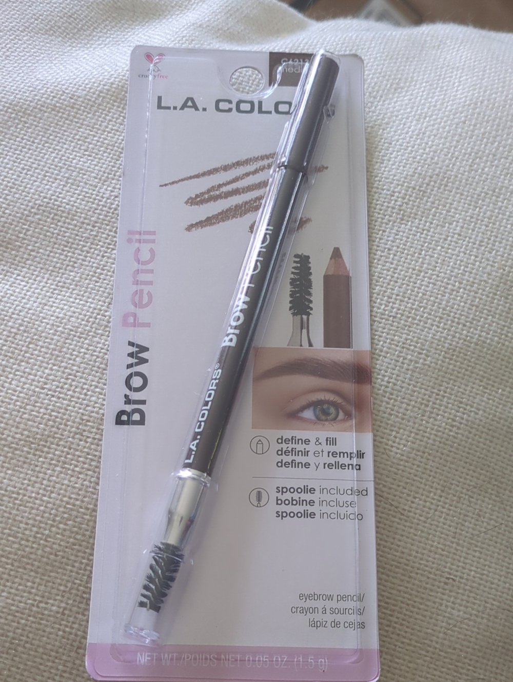 L.A. Colors Brow Pencil with Spoolie - Taupe Brown